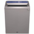 RUBBERMAID COMMERCIAL PROD. 1961629 Configure Indoor Recycling Waste Receptacle, Mixed Recycling, 33 gal, Metal, Gray