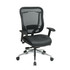 OFFICE STAR PRODUCTS Office Star 818A-41P9C1A8  SPACE Big & Tall High-Back Mesh Chair, Black/Silver