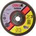 CGW Abrasives 42705 Flap Disc: 7/8" Hole, 80 Grit, Zirconia Alumina, Type 27