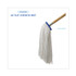 BOARDWALK 724REA Cut-End Lie-Flat Wet Mop Head, Rayon, 24 oz, White