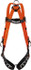 Miller T4507/UAK Fall Protection Harnesses: 400 Lb, Back and Side D-Rings Style, Size Universal