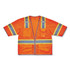 TENACIOUS HOLDINGS, INC. ergodyne® 24157 GloWear 8346Z Class 3 Two-Tone Hi-Vis Surveyor Zipper Vest, 2X-Large/3X-Large, Orange