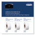 KIMBERLY-CLARK PROFESSIONAL Professional* 09551 Cored JRT Jumbo Combination Tissue Dispenser, 20.4 x 5.8 x 13.1, Smoke/Gray