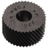 MSC KPL-160 Standard Knurl Wheel: 3/4" Dia, 80 ° Tooth Angle, Diagonal, High Speed Steel