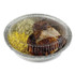 BOARDWALK ROUND9CLID Round Aluminum To-Go Container Lids, Dome Lid, 9" Diameter, Clear, Plastic, 500/Carton