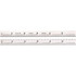 Starrett 51357 Steel Rule: 6" OAL, 9R Graduation, Flexible, 1/2" OAW