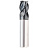 GWS 310354 Corner Radius End Mill: 1/2" Dia, 2" LOC, 0.015" Radius, 4 Flutes, Solid Carbide