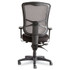 ALERA EL41ME10B Alera Elusion Series Mesh High-Back Multifunction Chair, Supports Up to 275 lb, 17.2" to 20.6" Seat Height, Black