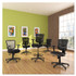 ALERA EL41ME10B Alera Elusion Series Mesh High-Back Multifunction Chair, Supports Up to 275 lb, 17.2" to 20.6" Seat Height, Black