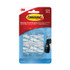 3M/COMMERCIAL TAPE DIV. Command™ 17006CLRES Clear Hooks and Strips, Mini, Plastic, 0.5 lb Capacity, 6 Hooks and 8 Strips/Pack