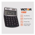 VICTOR TECHNOLOGY LLC 1000 1000 Minidesk Calculator, 8-Digit LCD