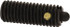 Vlier SM8AN Threaded Spring Plunger: M8 x 1.25, 0.866" Thread Length, 0.138" Dia, 0.118" Projection