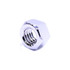 Foreverbolt FB3HEXNM5P100 Hex Nut: Grade 316 Stainless Steel, NL-19 Finish