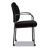 ALERA IV4317A Alera IV Series Fabric Back/Seat Guest Chairs, 24.8" x 22.83" x 32.28", Black Seat, Black Back, Black Base, 2/Carton