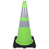 PRO-SAFE DH-NTC-70N2[15+ Rigid Cone: Polyvinylchloride, 28" OAH, Lime