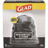 CLOROX SALES CO. Glad® 78952 Guaranteed Strong Large Drawstring Trash Bags, Three-Ply, 30 gal, 1.05 mil, 30" x 33", Black, 90/Carton