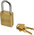 American Lock A5531KA-27548 Padlock: Brass & Steel, Keyed Alike, 1-1/2" Wide