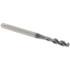 OSG 1412508 Spiral Flute Tap: #6-32 UNC, 2 Flutes, Bottoming, 2B Class of Fit, High Speed Steel, TICN Coated