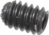 Unbrako 117981 Set Screw: #5-40 x 3/16", Cup & Knurled Cup Point, Alloy Steel, Grade 8