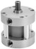 ARO/Ingersoll-Rand SCC20-XXXXX-010 Double Acting Rodless Air Cylinder: 2" Bore, 1" Stroke, 250 psi Max, 1/8, Head or Cap Mount