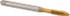 Regal Cutting Tools 073508MS Spiral Point Tap: 5/16-24, UNF, 3 Flutes, Plug, 3B, High Speed Steel, TiN Finish