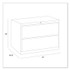 ALERA HLF4229CC Lateral File, 2 Legal/Letter-Size File Drawers, Charcoal, 42" x 18.63" x 28"
