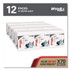 KIMBERLY-CLARK PROFESSIONAL WypAll® 41200 X70 Cloths, 1/4 Fold, 12.5 x 12, White, 76/Pack, 12 Packs/Carton