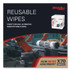 KIMBERLY-CLARK PROFESSIONAL WypAll® 41200 X70 Cloths, 1/4 Fold, 12.5 x 12, White, 76/Pack, 12 Packs/Carton