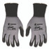 MCR SAFETY N96790L Ninja Nitrile Coating Nylon/Spandex Gloves, Large, Black/Gray, 12 Pairs