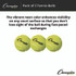 CHAMPION SPORT Sports TB3 Tennis Balls, 2.5" Diameter, Yellow, 3/Pack