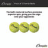 CHAMPION SPORT Sports TB3 Tennis Balls, 2.5" Diameter, Yellow, 3/Pack