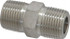 Ham-Let 3001234 Pipe Hex Plug: 3/8" Fitting, 316 Stainless Steel