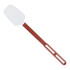 TABLECRAFT PRODUCTS, INC. Hoffman TB58126  SoftSpoon High-Heat Spoonula/Scrapers, White/Red, Pack Of 12 Scrapers