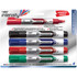 BIC CORP GELITP41AST BIC Intensity Advanced Low Odor Dry-Erase Markers, Chisel Tip, Assorted Colors, Pack Of 4 Markers