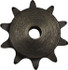 U.S. Tsubaki 2082B12 Double Pitch Sprocket: 12 Teeth, 2" Pitch, 1" Bore Dia