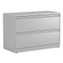 ALERA HLF4229LG Lateral File, 2 Legal/Letter-Size File Drawers, Light Gray, 42" x 18.63" x 28"