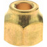 CerroBrass P-NS4-4 Brass Flared Tube Refrigeration Nut: 1/4" Tube OD, 45 ° Flared Angle