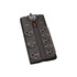 TRIPP LITE TLP808B  Surge Protector Power Strip 8 Outlet 8 " Cord Black 1440 J - Surge protector - 15 A - AC 120 V - 1800 Watt - output connectors: 8 - 8 ft cord - black