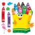 LEARNING RESOURCES, INC. T-8076 TREND Colorful Crayons Bulletin Board Set, Multicolor, Pre-K - Grade 5