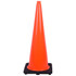 PRO-SAFE DH-NTC-90N2[NT] Cone with Base: Polyvinylchloride, 36" OAH, Orange