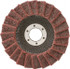 CGW Abrasives 70122 Flap Disc: 7/8" Hole, 80 Grit, Aluminum Oxide, Type 29