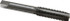 Irwin Hanson 8340 Straight Flute Tap: M10x1.5 Metric Coarse, 4 Flute, Plug Chamfer, 6H Class of Fit, Carbon Steel, Bright/Uncoated Finish