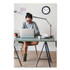 ALERA LED908B Adjustable LED Desk Lamp, 3.25w x 6d x 21.5h, Black
