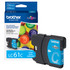 BROTHER INTL CORP BRTLC61CS Brother LC61 Cyan Ink Cartridge, LC61C