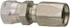 Parker 20621-8-8 Hydraulic Hose Straight Female JIC 37 &deg; Swivel Fitting: 0.4063" ID, 8 mm, 3/4-16, 5,000 psi