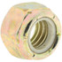 Value Collection R52001624 Hex Lock Nut: Insert, Nylon Insert, 7/16-14, Grade 8 Steel, Zinc Yellow Dichromate Finish
