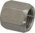 MSC TX-6-N Stainless Steel Flared Tube Nut: 3/8" Tube OD, 9/16-18 Thread, 37 ° Flared Angle