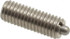 Vlier SSML8AN Threaded Spring Plunger: M8 x 1.25, 0.866" Thread Length, 0.138" Dia, 0.118" Projection