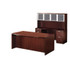 ALERA VA22-7236MY Alera Valencia Series Bow Front Desk Shell, 71" x 41.38" x 29.63", Mahogany