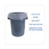 BOARDWALK H3860S High Density Industrial Can Liners Flat Pack, 60 gal, 16 mic, 38" x 60", Natural, Flat Pack, 100/Carton